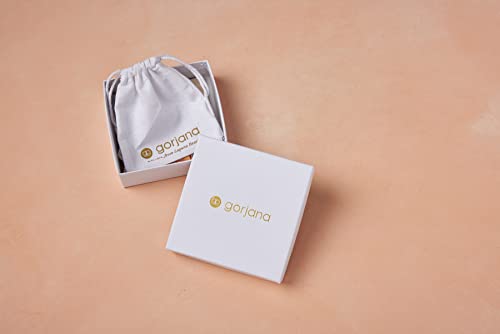 - Evil Eye Pendant Necklace - 18K Gold Plated - Adjustable Link Chain wITH White CZ and London Blue Nanogem Talisman - Perfect for Layering - Long-Lasting - Image 7